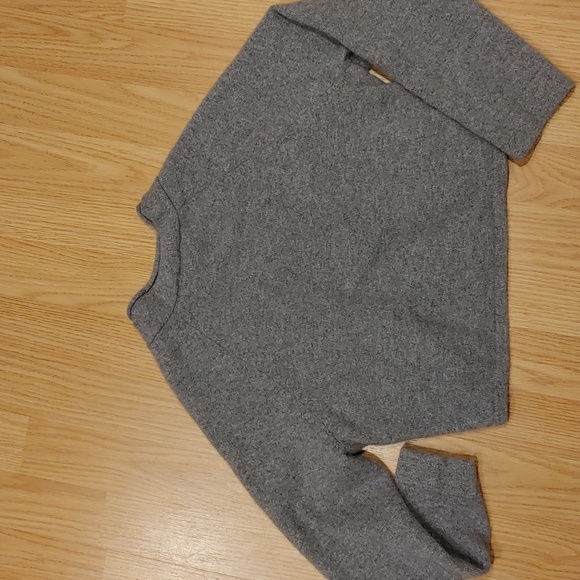 ❄️Jessica Women's 100% Cashmere Gray Shrug Sweater / Cardigan - Picture 2 of 5